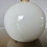 Alabaster lamp with double lighting, "ball" shape, 1970