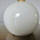 Lampe en albâtre à double éclairage forme "boule", 1970