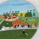 Pie dish Villeroy & Boch naïve pattern Wedding