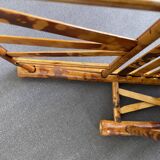 Vintage bamboo tiger wall shelf from the 70s.