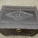 Small orientalist wooden chest shirazi india persia