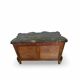 antique walnut serpentine commode
