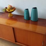 Modernist long sideboard of the 1970s