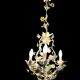 Lustre italien Tole Flower années 1960