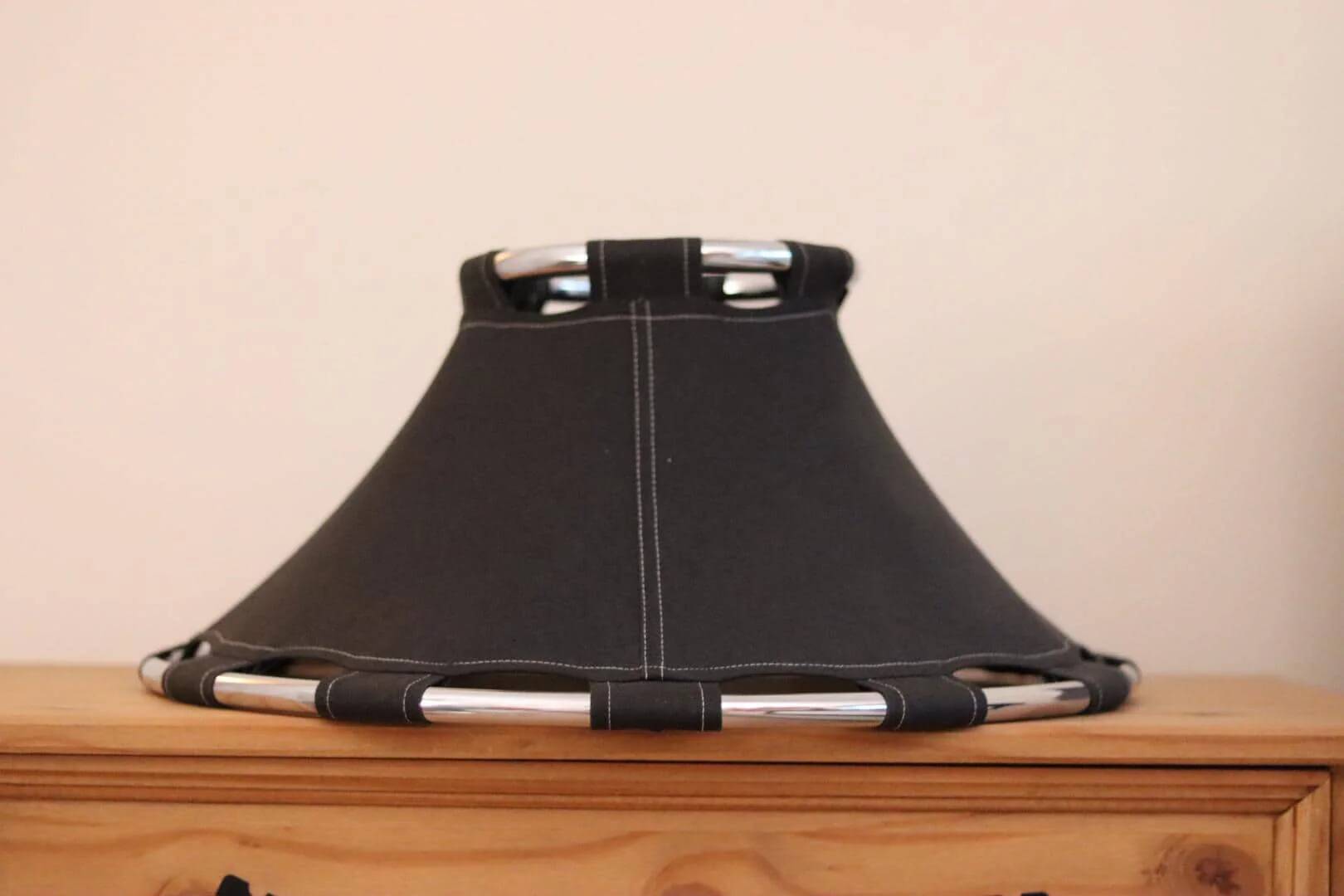 Chrome table lamp by Anna Ehrner for Ateljé Lyktan, 1970s