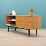 Sideboard in ash, Danish design, 70's, production: Denmark