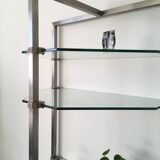 Bibliothèque en verre de Peter Ghyzy, modèle pionnier