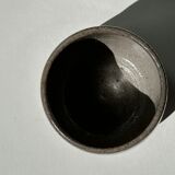 Large gray Indonesian ceramic mug