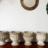 Antique Medici stone planters