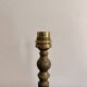 Antique Pair Table Lamps Candle Holders Neo-Classical Louis XVI Gilded Brass Year