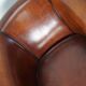 Vintage Dutch Cognac Leather Club Chairs, Set of 2
