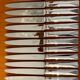 Christofle Atlantide model 12 table knives 24.5 cm very good condition