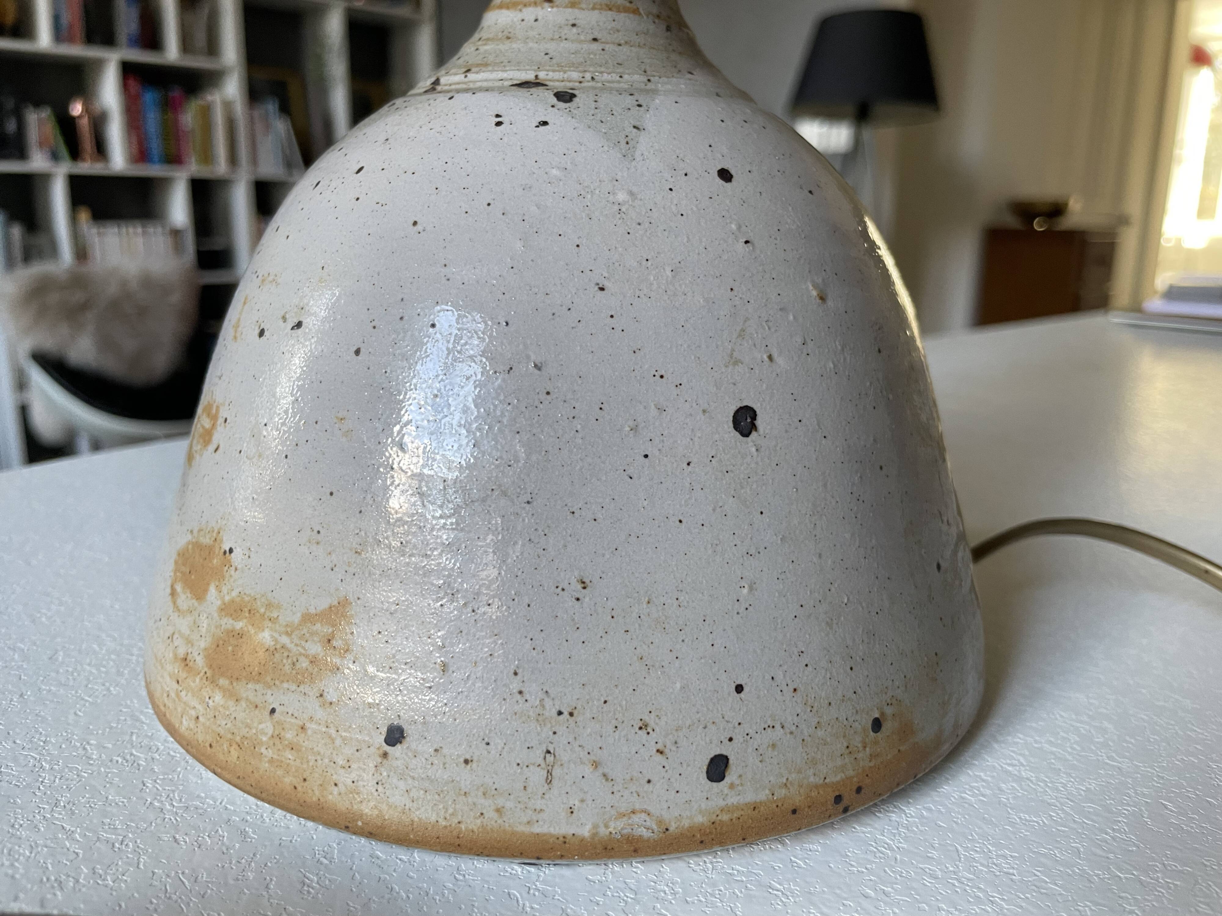 70s ceramic lamp