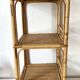 Vintage rattan shelf, bedside or end of sofa