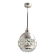 Aluminum, Crystal and Glass Pendant by Pia Guidetti Crippa for Lumi