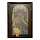 Oil on canvas painting, signed lower left MAX and dated 1991