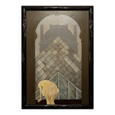 Oil on canvas painting, signed lower left MAX and dated 1991