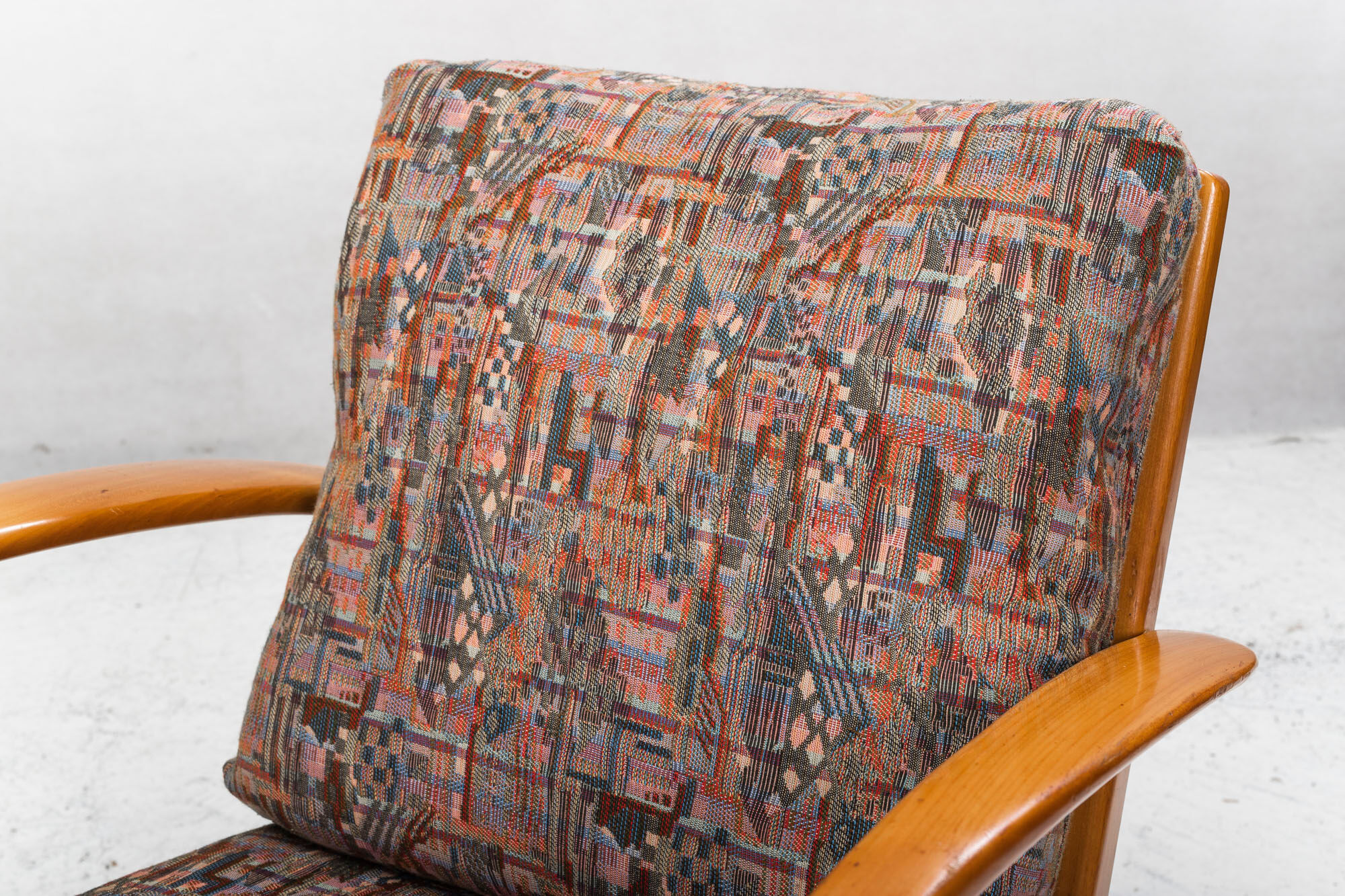 Antimott Easy Chairs & Daybed in Cherry by Walter Knoll / Wilhelm Knoll for Knoll Inc. / Knoll Inte