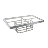 Chrome-designed coffee table
