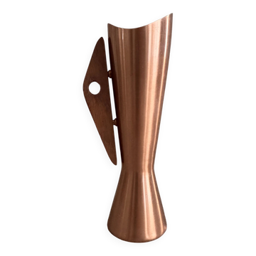 Dahlmann vase in copper, mid-century modern Scandinavian from the 50s/60s.