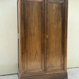 Grande armoire en bois massif XIXe Biedermeier