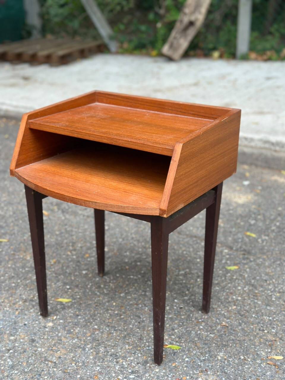 Mid-Century Scandinavian bedside table in teak 1960