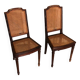 2 chaises canage