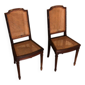 2 canage chairs