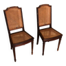 2 chaises canage