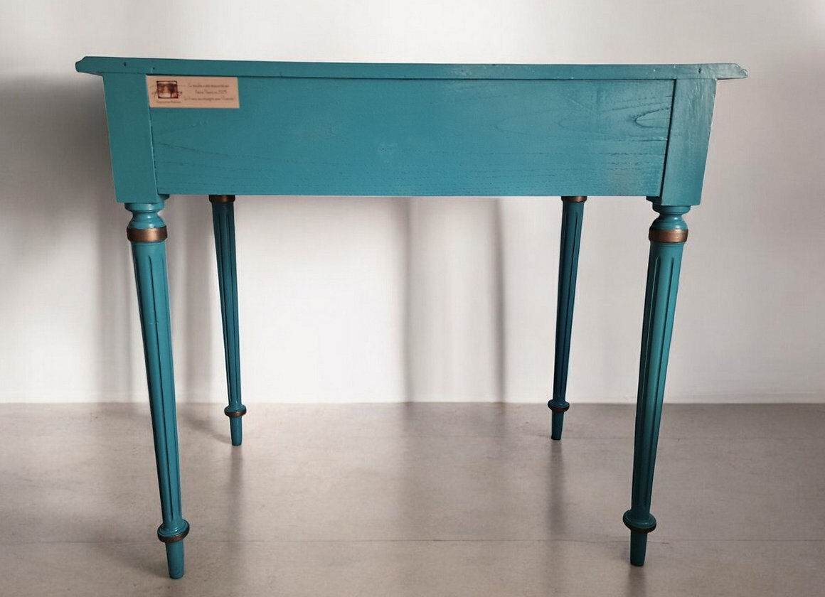 Small Louis XVI blue desk Sarcelles