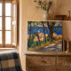 Peinture huile sur toile < saint tropez >