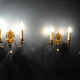 Pair of brass wall sconces by Schroder & Co