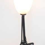 Lampe art nouveau opaline