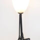Lampe art nouveau opaline