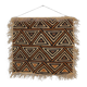 Hand Crafted Kuba Cloth Wall Hanging from D.R. Congo, 1960's
