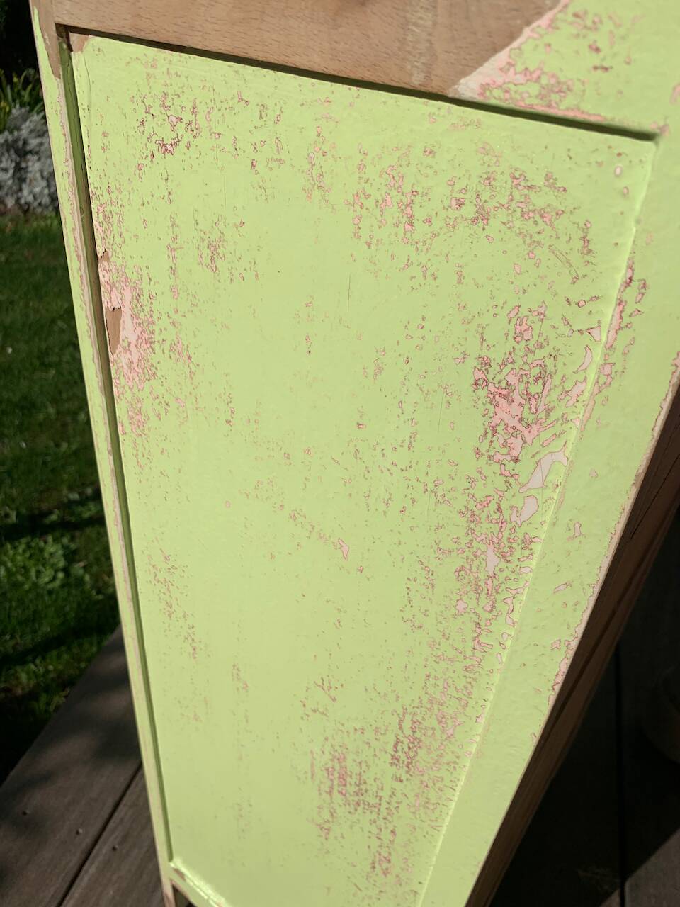 Parisian buffet in patinated wood