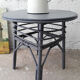 Rotin side table vintage 1960