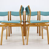 1960s Set of 6 Bentwood Dining Chairs, Denmark