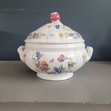 Soupière en faience émaillée Sarreguemines modèle Rouen  - compatible lave-