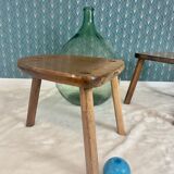 Pair of tripod stools