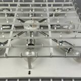 1960s/70s Chandelier Ceiling Lamp by Doria Leuchten Germany, Ice Glass