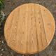 Table à abattants pliable en bois massif brut