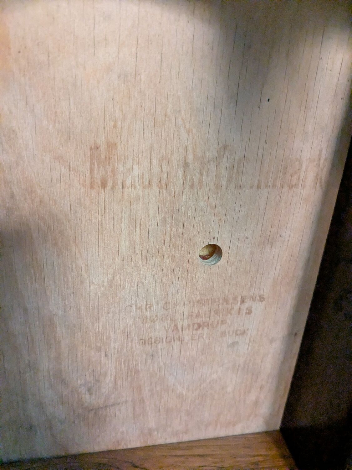 Rosewood stool Éric Buck 1960