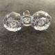 Saleron of table in crystal of saint louis star decoration