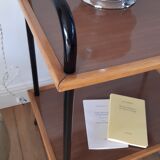 Served in beech wood and formica 60s