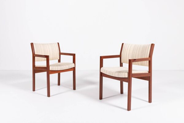 Ensemble de 4 fauteuils design danois par Christian Hvidt pour Soborg Mobelfabrik