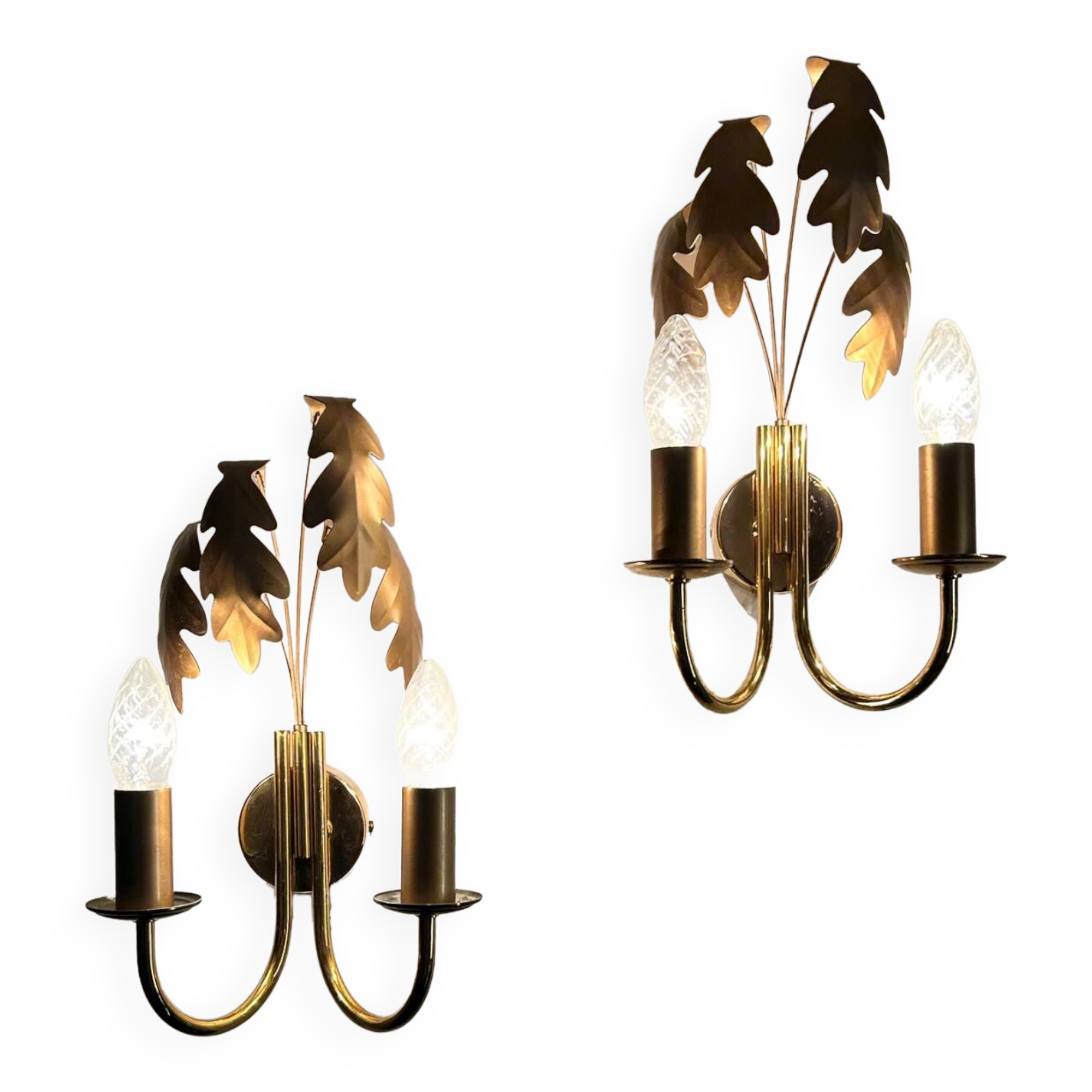 Naturalist wall lights from the 70s/80s (X2)