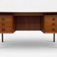Danish Teak Executive Desk By Arne Vodder For Brouer, 1960s.