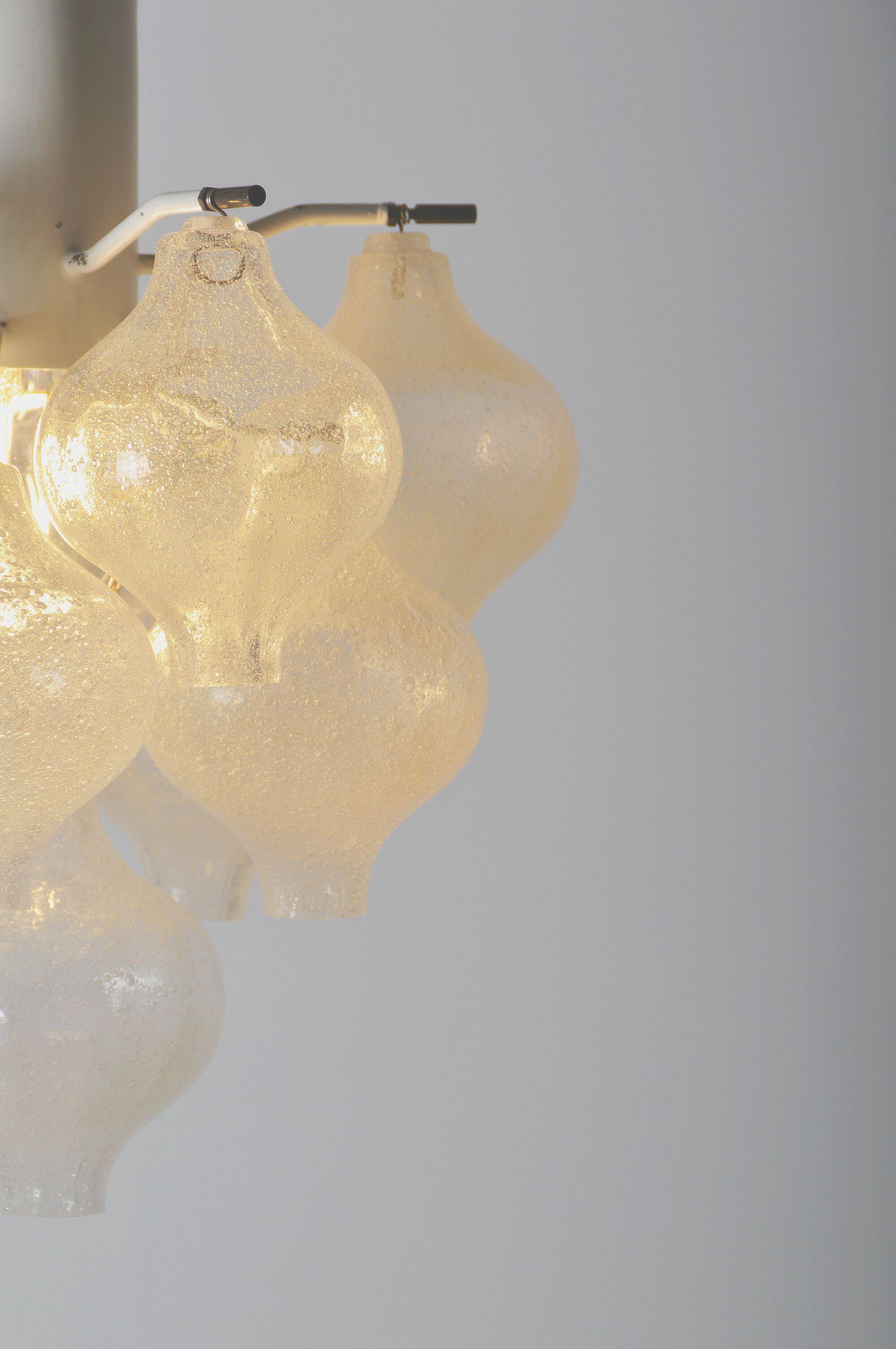 Chandelier model Tulipan by Kalmar Franken, 1960s