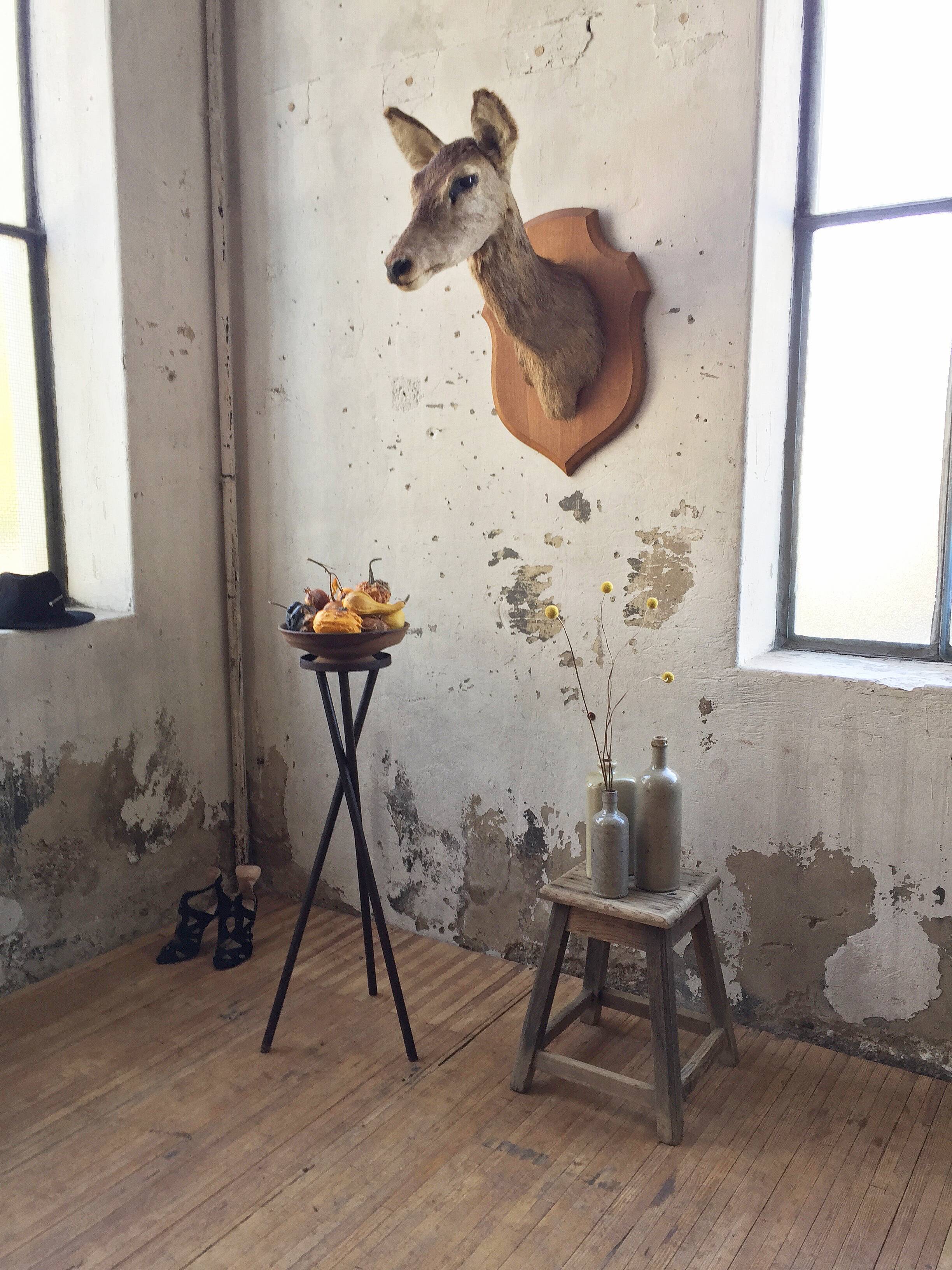 Support sculpture or tripod plants